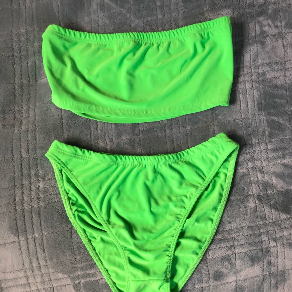 Neon Lime Green Bikini